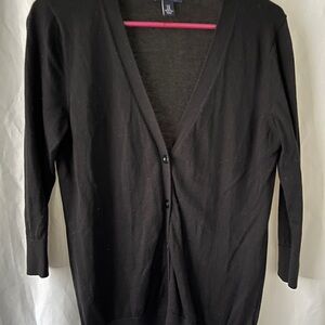 V-Neck Cardigan Sweater